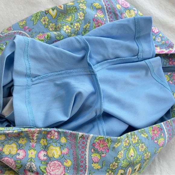 EP Pro Golf Skort Vintage Bridgerton Style Floral Print Mini Skort 10 Large - Picture 11 of 13